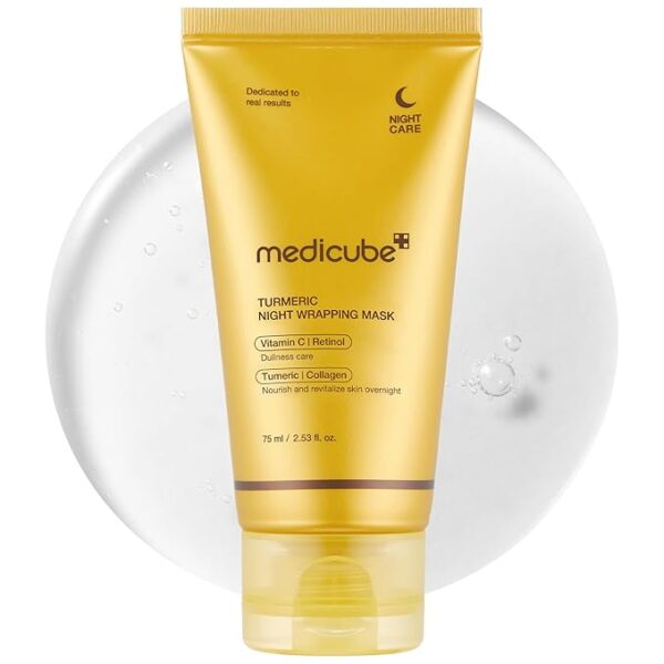 22% OFF LIMITID TIME DEAL medicube Turmeric Overnight Wrapping Peel Off Mask