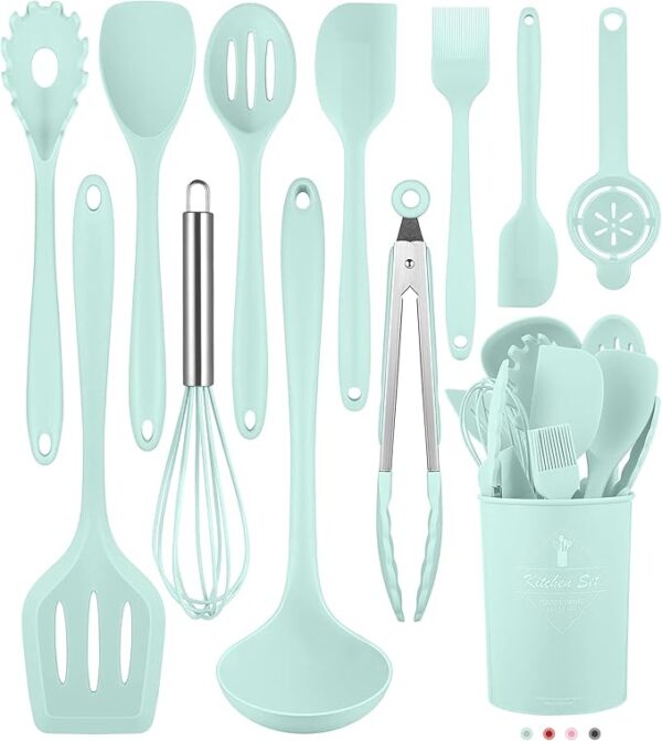 27% OFF LIMITID TIME DEAL Kitchen Utensils Set-12 Pieces Silicone