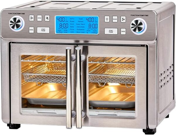 23% OFF LIMITID TIME DEAL Emeril Lagasse Dual Zone 360 Air Fryer Oven Combo with French Door