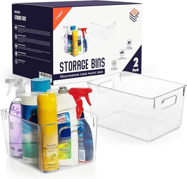 15% OFF LIMITID TIME DEAL ClearSpace Clear Plastic Storage Bins