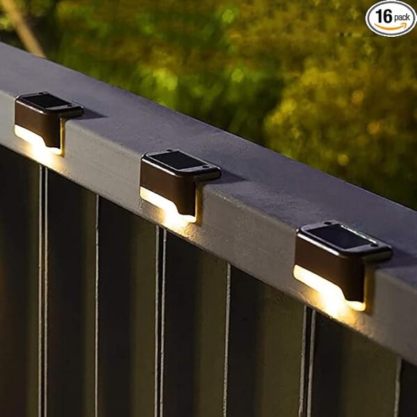 25% OFF LIMITID TIME DEAL SOLPEX Solar Deck Lights Outdoor 16 Pack
