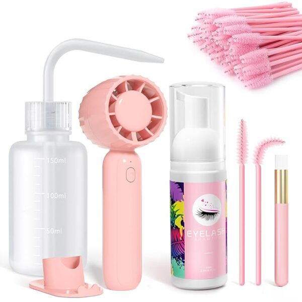 20% OFF LIMITID TIME DEAL Buqikma Lash Cleaning Kit - Lash Shampoo Kit