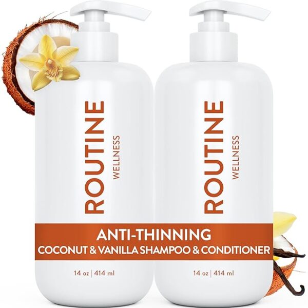 20% OFF LIMITID TIME DEAL Routine Wellness Anti-Thinning Shampoo and Conditioner Set