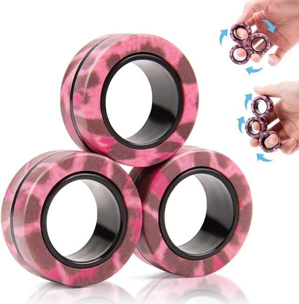 17% OFF LIMITID TIME DEAL 3PCS Magnetic Rings Fidget Toy Set