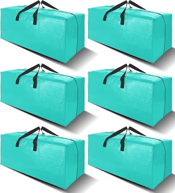 23% OFF LIMITID TIME DEAL 6 Pack Heavy Duty Large Moving Bags W/Backpack Straps