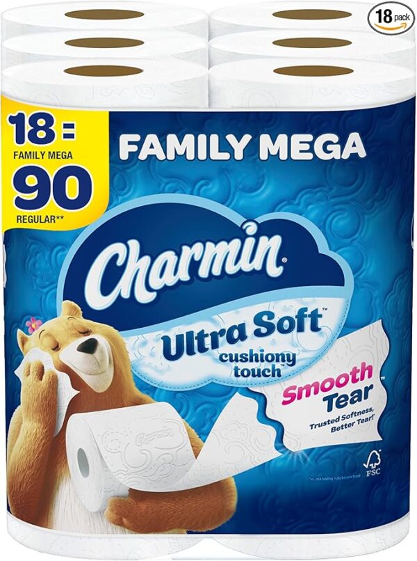 5% OFF LIMITID TIME DEALCharmin Toilet Paper Ultra Soft Cushiony Touch