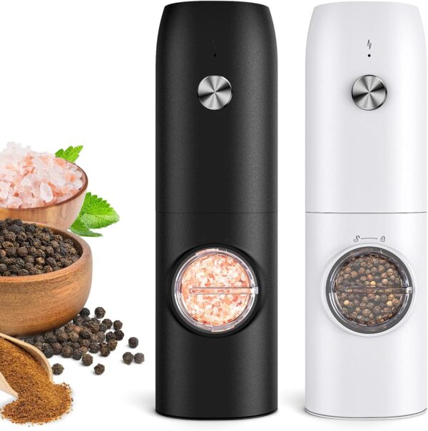 20% OFF LIMITID TIME DEAL Electric Salt and Pepper Grinder Set